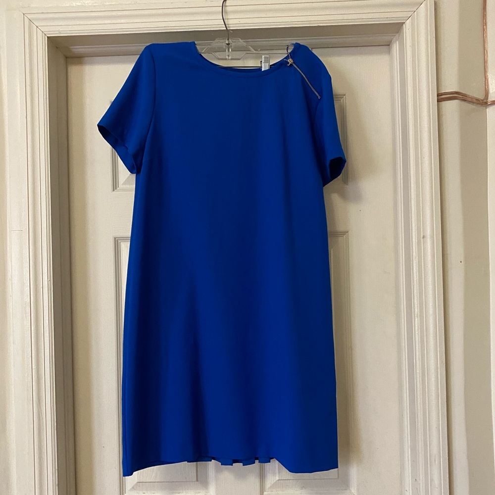 Zara blue dress.